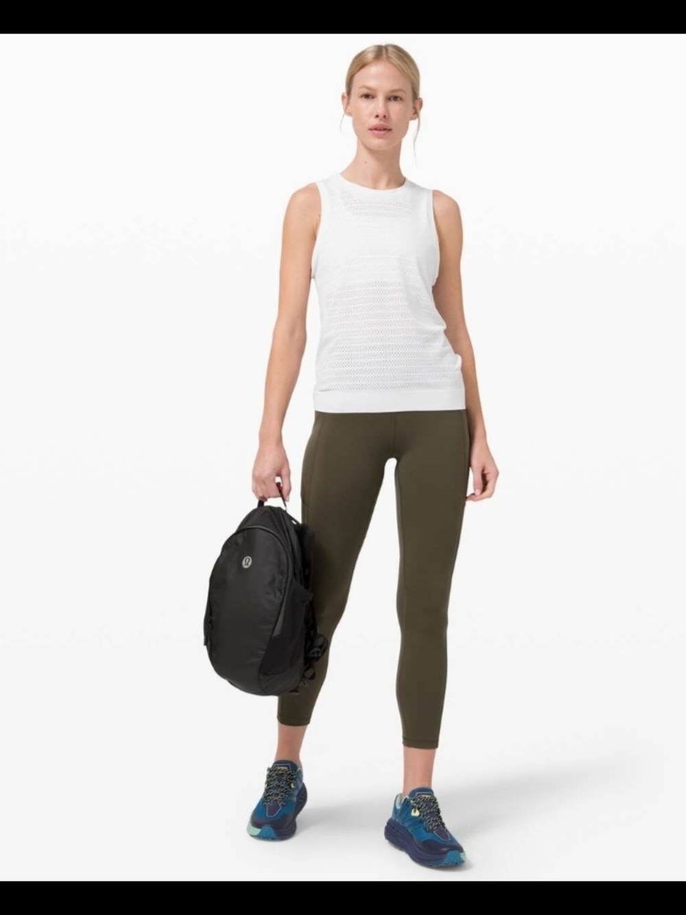 Lululemon Invigorate High-Rise Tight 25" Dark Olive size 8